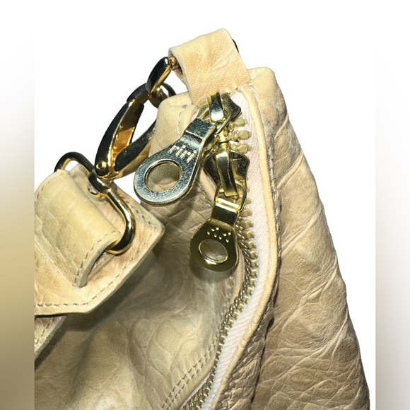 Terrida Vintage Croc Leather Tote Duffle Carry On Travel Bag Italy - Picture 12 of 13